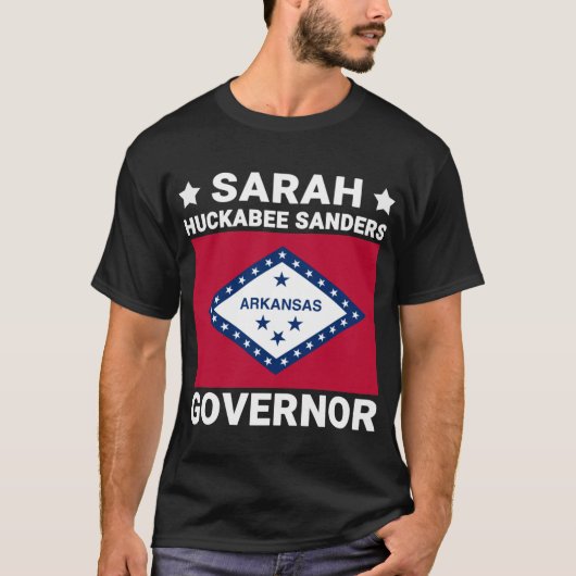 Flag Sarah Huckabee Sanders Governor Arkansas T-Shirt (Vorderseite)