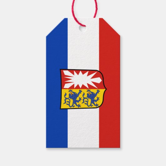 Flag Schleswig-Holstein-Geschenketiketten Geschenkanhänger (Vorderseite)