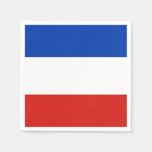 Flag Schleswig-Holstein Papier Napkins Serviette (Vorderseite)