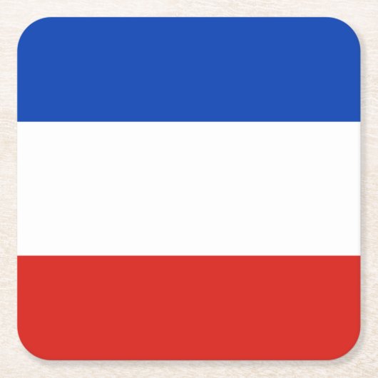 Flag Schleswig-Holstein Square Paper Untersetzer (Vorderseite)