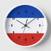 Flag Schleswig-Holstein-Uhr Uhr (Vorderseite)