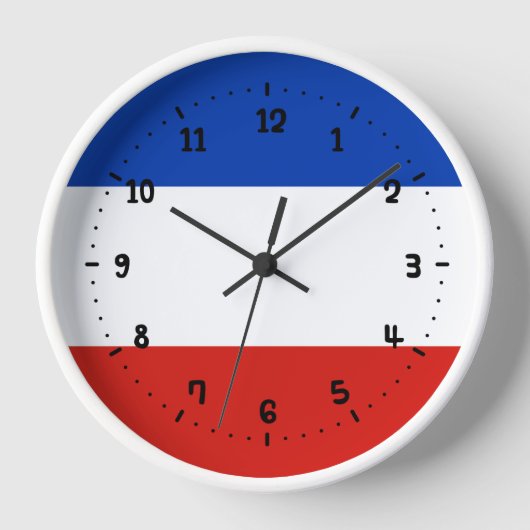 Flag Schleswig-Holstein-Uhr Uhr (Vorderseite)