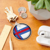 Flag-Schlüsselanhänger der Färöer Schlüsselanhänger