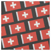 Flag Schweiz Maßgeschneidertes Gewebe Stoff (Muster)