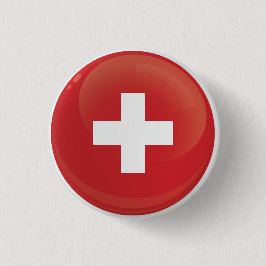 Flag "Schweiz - Runde Symbole" Button