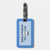 Flag Somalia Easy ID Personal Gepäckanhänger (Rückseite vertikal)