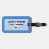 Flag Somalia Easy ID Personal Gepäckanhänger (Rückseite horizontal)