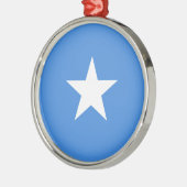 Flag Somalia Keramik Ornament Aus Metall (Links)