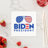 Flag Sonnenbrille Joe Biden 2020 Präsidentschaftsw Serviette (Beispiel)