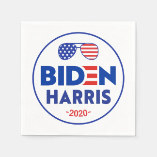 Flag Sonnenbrille Joe Biden 2020 Präsidentschaftsw Serviette