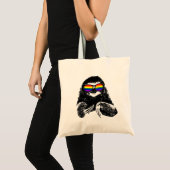 Flag-Sonnenbrille mit Flag LGBTQ Tragetasche (Vorderseite (Produkt))