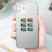 Flag South Africa Collection Pack mit 6 Aufkleber (Telefon)