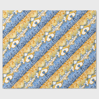 Flag-Squiggles Aroace Sun und Sea Pride Geschenkpapier