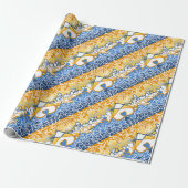 Flag-Squiggles Aroace Sun und Sea Pride Geschenkpapier (Ungerollt)
