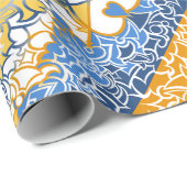 Flag-Squiggles Aroace Sun und Sea Pride Geschenkpapier (Rolleneckpunkt)