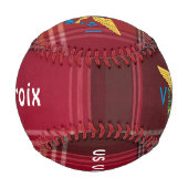 Flag St. Croix Madras Custom Jungfrau Islands Baseball (Vorderseite)
