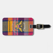 Flag St. Croix Madras Custom Jungfrau Islands Gepäckanhänger (Vorderseite horizontal)