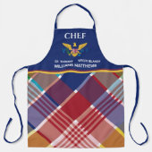 Flag St. Croix Madras Custom Jungfrau Islands Schürze (Vorderseite)