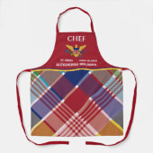 Flag St. Croix Madras Custom Jungfrau Islands Schürze (Vorderseite)