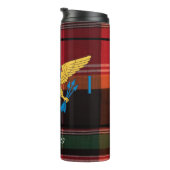 Flag St. Croix Madras Custom Jungfrau Islands Thermosbecher (Nach rechts gedreht)