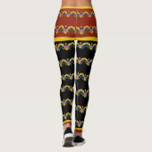 Flag St. Croix St. Thomas USVI Jungfrau Leggings (Rückseite)