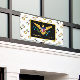 Flag St. Croix USVI Jungfrau Banner