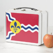 Flag St. Louis, Missouri Metal Lunch Box (Beispiel)