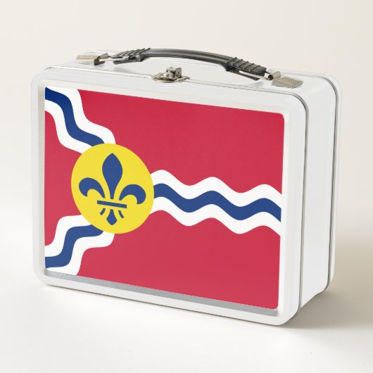 Flag St. Louis, Missouri Metal Lunch Box (Vorderseite)