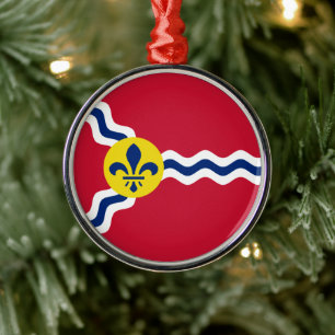 Flag St. Louis (Stadt Missouri) Keramik Ornament