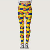 Flag St. Paul, Minnesota Leggings (Vorderseite)