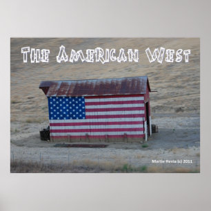 Flag Stall - The American West - Poster
