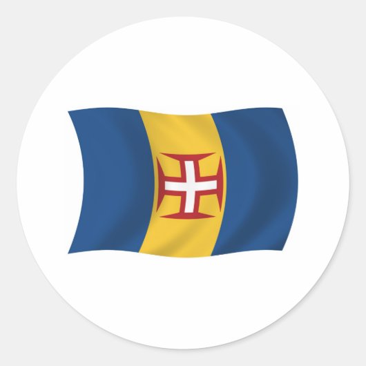 Flag-Sticker Runder Aufkleber (Vorderseite)