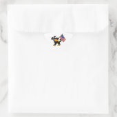 Flag-Stift Stern-Aufkleber (Tasche)
