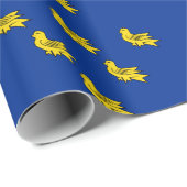 Flag Sussex Wrapping Paper Geschenkpapier (Rolleneckpunkt)