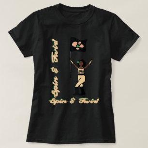 Flag-T-Shirt Pfirsichblüte T-Shirt