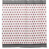 Flag T&T Herz Duschvorhang (Vorderseite)