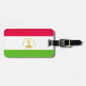 Flag Tadschikistan Easy ID Personal Gepäckanhänger (Vorderseite horizontal)