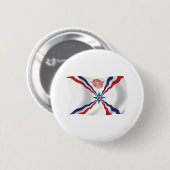 Flag-Taste für Assyrier Nation Button (Vorne & Hinten)