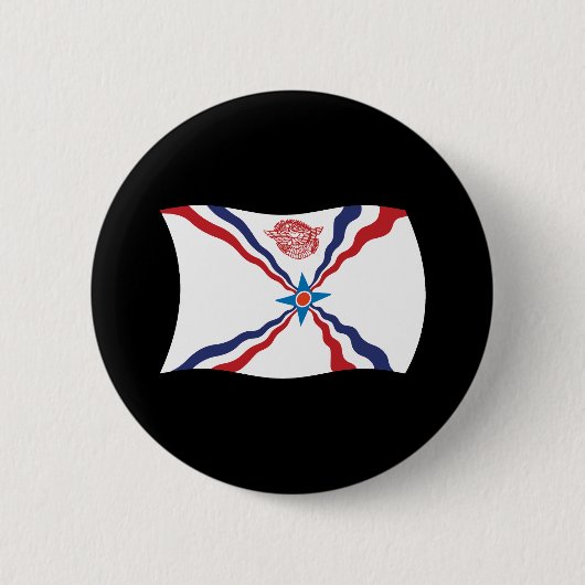 Flag-Taste für Assyrier Nation Button (Vorderseite)