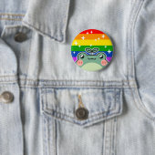 Flag-Taste für LGBT-Fahne mit Regenbogen Button (Beispiel)
