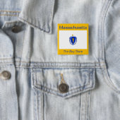 Flag-Taste für Massachusetts Button (Beispiel)
