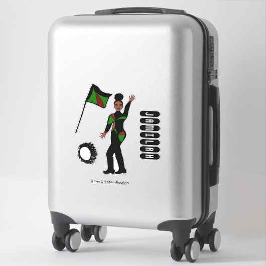 Flag Team GRB Style #1 Aufkleber (Koffer)