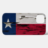 Flag Texas Paint Peel Look Case-Mate iPhone Hülle (Rückseite (Horizontal))