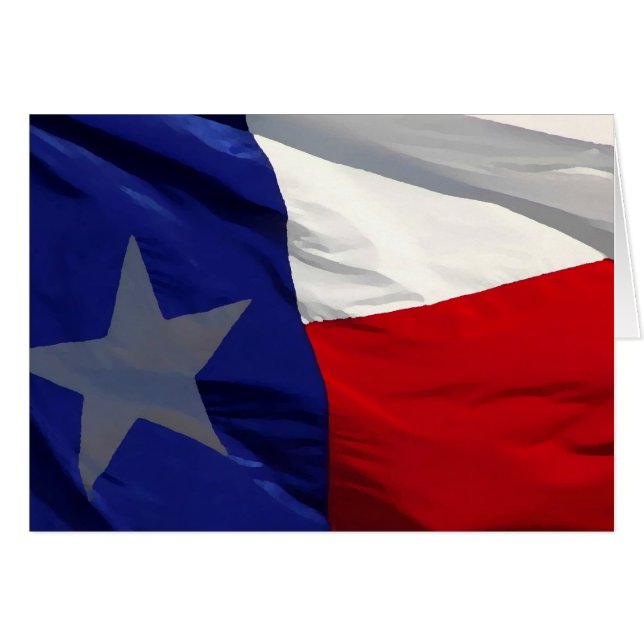 Flag Texas Pop Art (Vorderseite (Horizontal))