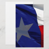 Flag Texas Pop Art Briefpapier (Vorne/Hinten)