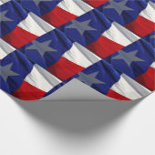 Flag Texas Pop Art Geschenkpapier (Ecke)