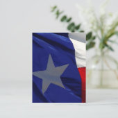 Flag Texas Pop Art Postkarte (Stehend Vorderseite)