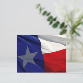 Flag Texas Pop Art Postkarte (Stehend Vorderseite)