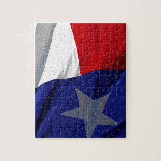 Flag Texas Pop Art Puzzle (Vertikal)