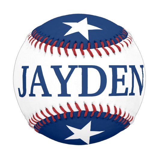 Flag Texas Staat mit benutzerdefinierbarem Namen Baseball (Rückseite)